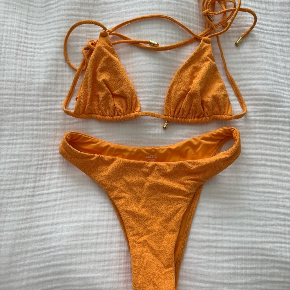 Monday Swimwear Boucle Bikini Set Size M